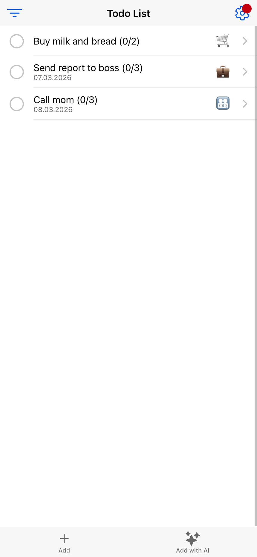 Готовый план задач